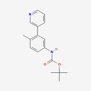 molecular formula C17H20N2O2 B13948333 Tert-butyl 4-methyl-3-(pyridin-3-yl)phenylcarbamate 