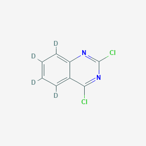 molecular formula C8H4Cl2N2 B13948341 2,4-Dichloroquinazoline-d4 