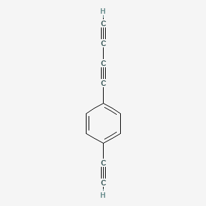 molecular formula C12H6 B13948381 1-(Buta-1,3-diyn-1-yl)-4-ethynylbenzene CAS No. 79109-92-5