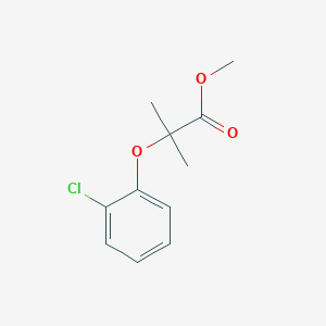 molecular formula C11H13ClO3 B13948498 Methyl 2-(2-chlorophenoxy)-2-methylpropanoate CAS No. 63034-66-2