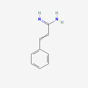molecular formula C9H10N2 B13948594 Cinnamamidine 