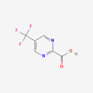 molecular formula C6H3F3N2O2 B1394863 5-(Trifluoromethyl)pyrimidine-2-carboxylic acid CAS No. 944905-44-6