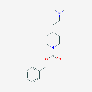 molecular formula C17H26N2O2 B13948670 Benzyl 4-(2-(dimethylamino)ethyl)piperidine-1-carboxylate 