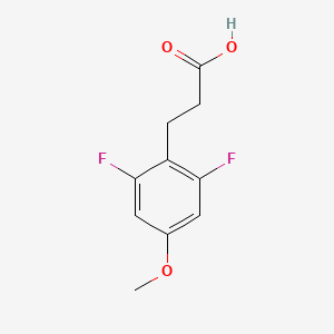 molecular formula C10H10F2O3 B1394869 3-(2,6-Difluoro-4-methoxyphenyl)propanoic acid CAS No. 1397193-35-9