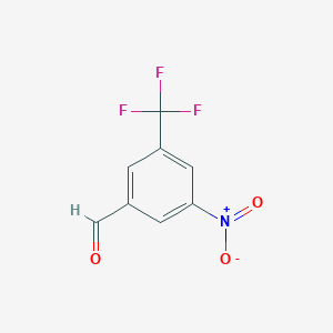 molecular formula C8H4F3NO3 B1394870 3-Nitro-5-(trifluoromethyl)benzaldehyde CAS No. 284047-98-9