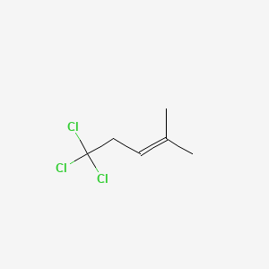 molecular formula C6H9Cl3 B13948707 2-Pentene, 5,5,5-trichloro-2-methyl- CAS No. 61446-87-5
