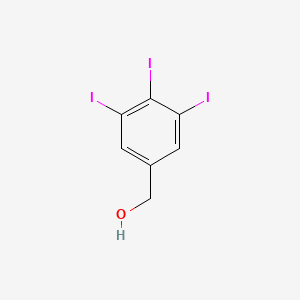 molecular formula C7H5I3O B1394875 (3,4,5-Triiodophenyl)methanol CAS No. 52273-53-7