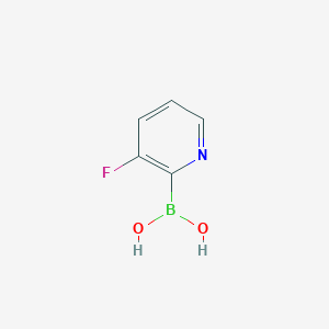 molecular formula C5H5BFNO2 B1394879 (3-Fluoropyridin-2-yl)boronic acid CAS No. 1070774-29-6