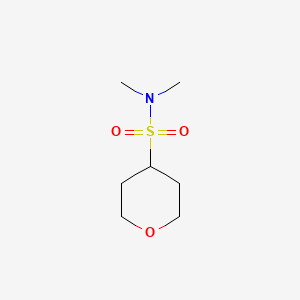 molecular formula C7H15NO3S B13948791 N,N-dimethyltetrahydro-2H-pyran-4-sulfonamide 