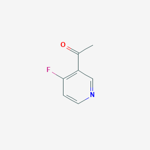 molecular formula C7H6FNO B1394881 1-(4-Fluoropyridin-3-YL)ethanone CAS No. 886364-63-2