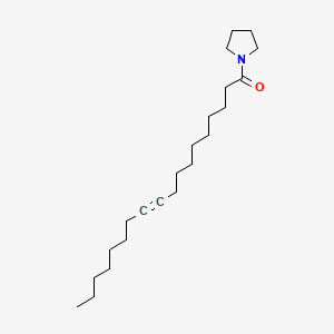 molecular formula C22H39NO B13948859 1-(10-Octadecynoyl)pyrrolidine CAS No. 56630-91-2