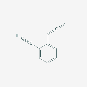 molecular formula C11H8 B13948953 1-Ethynyl-2-propadienylbenzene CAS No. 255840-57-4