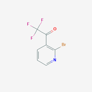 molecular formula C7H3BrF3NO B1394896 1-(2-Bromopyridin-3-yl)-2,2,2-trifluoroethanone CAS No. 886371-13-7