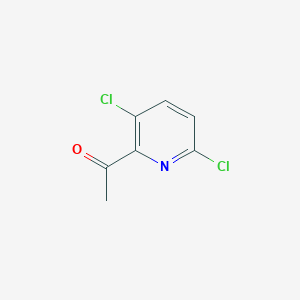 molecular formula C7H5Cl2NO B1394897 1-(3,6-二氯吡啶-2-基)乙酮 CAS No. 1260902-17-7