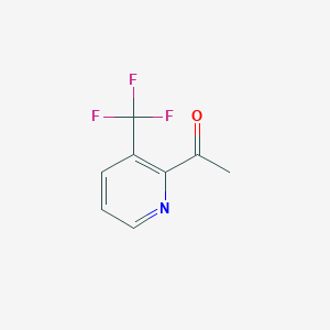 molecular formula C8H6F3NO B1394898 1-(3-(trifluoromethyl)pyridin-2-yl)ethanone CAS No. 749257-78-1
