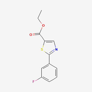 B1394903 Ethyl 2-(3-fluorophenyl)thiazole-5-carboxylate CAS No. 886369-79-5