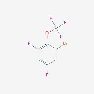 molecular formula C7H2BrF5O B1394909 1-Bromo-3,5-difluoro-2-(trifluoromethoxy)benzene CAS No. 1242259-73-9