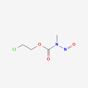 molecular formula C4H7ClN2O3 B13949210 Carbamic acid, N-methyl-N-nitroso-, 2-chloroethyl ester CAS No. 63982-14-9