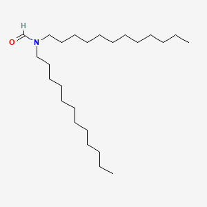 molecular formula C25H51NO B13949278 N,N-didodecylformamide CAS No. 55282-35-4