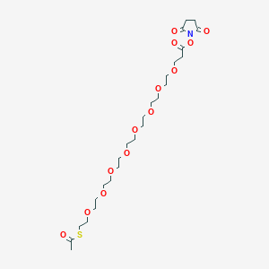 molecular formula C25H43NO13S B1394930 dPEG(R)8-SATA 