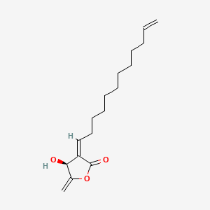 molecular formula C17H26O3 B13949336 Obtusilactone CAS No. 56799-51-0
