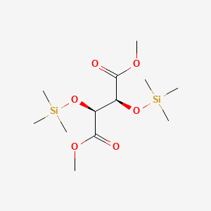 molecular formula C12H26O6Si2 B13949380 Dimethyl (2S,3S)-2,3-bis((trimethylsilyl)oxy)succinate 