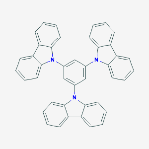 molecular formula C42H27N3 B139494 1,3,5-Tri(9H-carbazol-9-yl)benzene CAS No. 148044-07-9