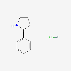 molecular formula C10H14ClN B1394944 (S)-2-Phenylpyrrolidine hydrochloride CAS No. 56523-58-1