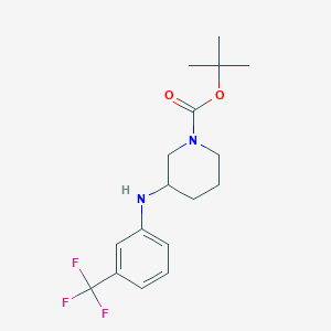 molecular formula C17H23F3N2O2 B1394954 1-Boc-3-(3-trifluoromethyl-phenylamino)-piperidine CAS No. 887585-04-8