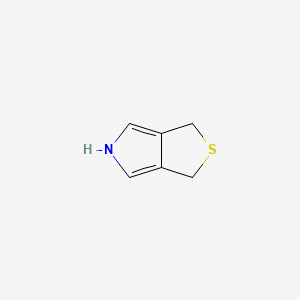 molecular formula C6H7NS B13949545 3,5-Dihydro-1H-thieno[3,4-c]pyrrole CAS No. 63156-10-5