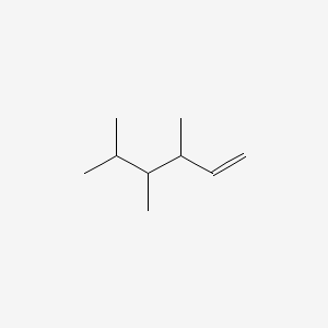 molecular formula C9H18 B13949665 3,4,5-Trimethyl-1-hexene CAS No. 56728-10-0