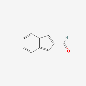 molecular formula C10H8O B13949685 3AH-indene-2-carbaldehyde CAS No. 724765-40-6