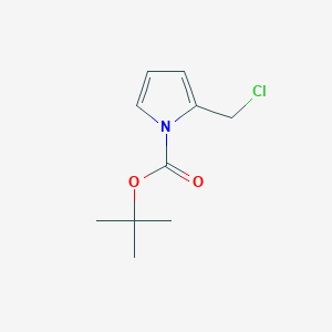 molecular formula C10H14ClNO2 B13949704 tert-Butyl 2-(chloromethyl)-1H-pyrrole-1-carboxylate 