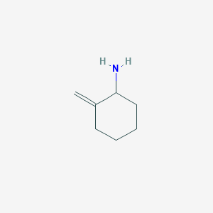 molecular formula C7H13N B13949715 2-Methylidenecyclohexan-1-amine CAS No. 72052-67-6