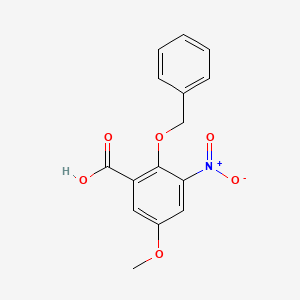 2-(Benzyloxy)-5-methoxy-3-nitrobenzoic acid