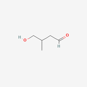 molecular formula C5H10O2 B13949847 4-Hydroxy-3-methylbutanal CAS No. 56805-34-6