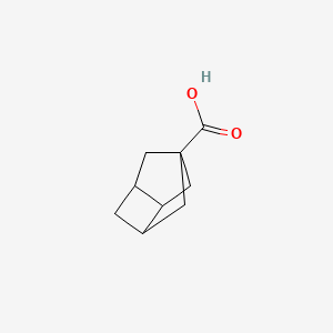 molecular formula C9H12O2 B13949878 Tricyclo[3.2.1.0~3,6~]octane-1-carboxylic acid CAS No. 79647-58-8