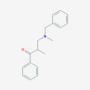 molecular formula C18H21NO B13949919 3-[Benzyl(methyl)amino]-2-methyl-1-phenylpropan-1-one CAS No. 102748-51-6