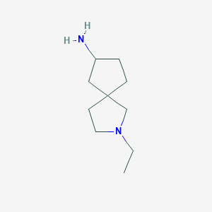 molecular formula C10H20N2 B13949946 2-Ethyl-2-azaspiro[4.4]nonan-7-amine 