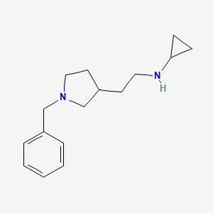 molecular formula C16H24N2 B13949962 N-(2-(1-benzylpyrrolidin-3-yl)ethyl)cyclopropanamine 