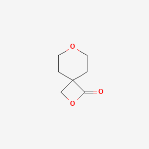 molecular formula C7H10O3 B13950117 2,7-Dioxaspiro[3.5]nonan-1-one CAS No. 193023-01-7