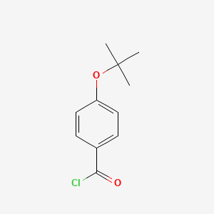 molecular formula C11H13ClO2 B13950122 4-Tert-butoxybenzoyl chloride CAS No. 263841-86-7