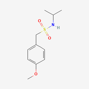 molecular formula C11H17NO3S B13950198 N-isopropyl-1-(4-methoxyphenyl)methanesulfonamide 