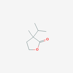molecular formula C8H14O2 B139502 alpha-Isopropyl-alpha-methyl-gamma-butyrolactone CAS No. 132462-11-4