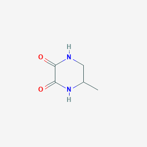 molecular formula C5H8N2O2 B13950233 5-Methylpiperazine-2,3-dione CAS No. 93561-56-9
