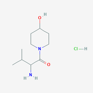 2-Amino-1-(4-hydroxy-1-piperidinyl)-3-methyl-1-butanone hydrochloride