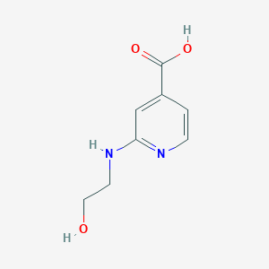 2-[(2-Hydroxyethyl)amino]isonicotinic acid