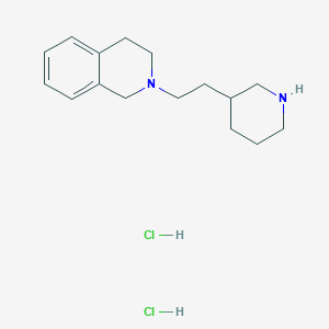 2-[2-(3-Piperidinyl)ethyl]-1,2,3,4-tetrahydroisoquinoline dihydrochloride