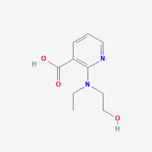 2-[Ethyl(2-hydroxyethyl)amino]nicotinic acid