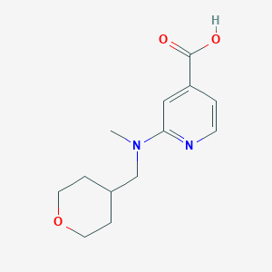 2-[Methyl(tetrahydro-2H-pyran-4-ylmethyl)amino]-isonicotinic acid